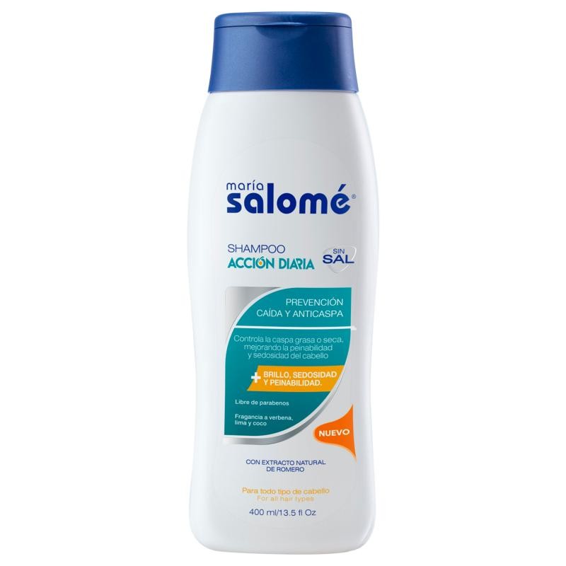 Shampoo Maria Salome Prevención Caída y Anticaspa Sin Sal x 400ml