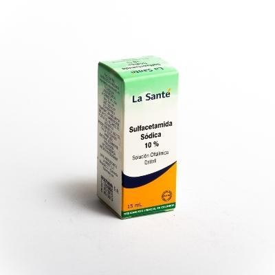 Sulfacetamida Sódica La Santé 10% Solución Oftálmica Frasco X15Ml.