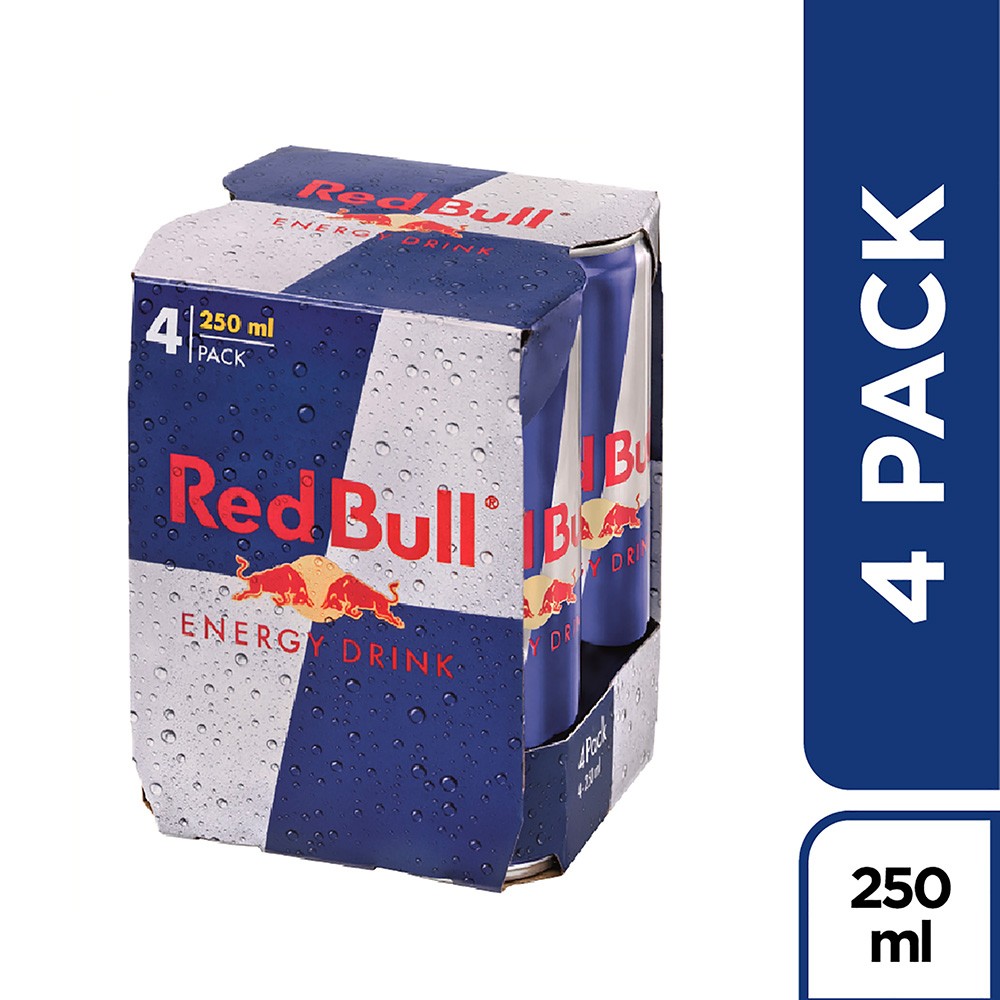 BEBIDA ENERGY RED BULL 4U x 250ML