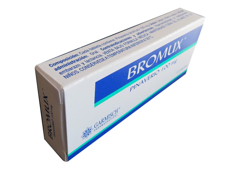 Bromux Garmisch Pinaverio 100Mg Caja x 20Tab