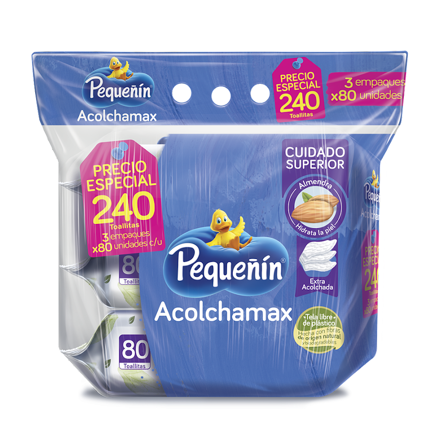 Toallitas Húmedas Pequeñin Acolchamax x 240Und