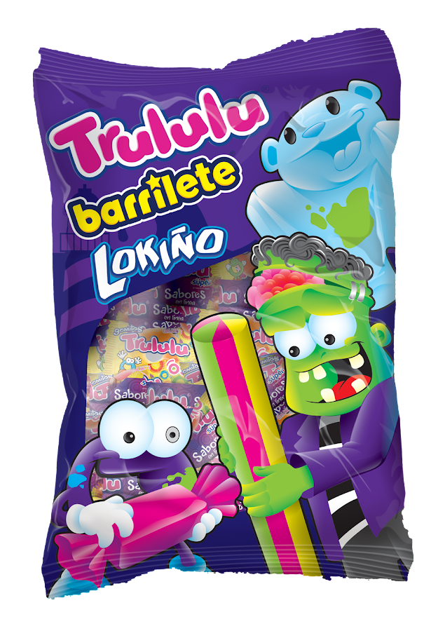 $Gomitas Trululu Surtido Halloween Bolsa x 380Gr