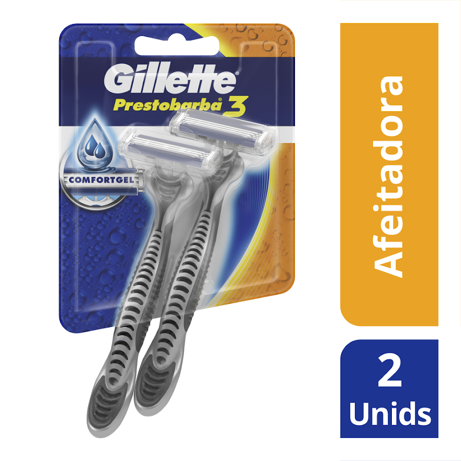 Maquina de Afeitar GILLETTE Prestobarba 3 x2Und