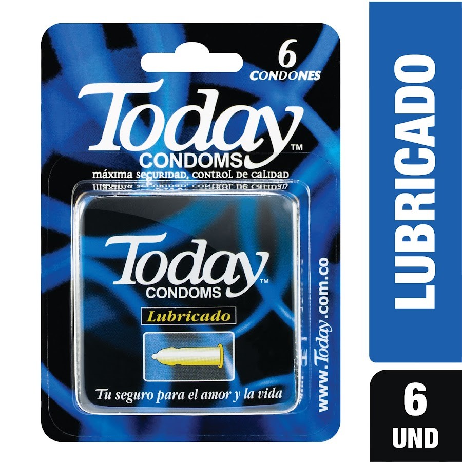 CONDÓN TODAY PRESERVATIVO LUBRICADO X6UND(1027773)