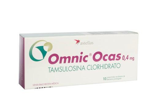 Omnic Ocas 0.4mg Com. Caja x10Com ASTELLAS Tamsulosina Clorhidrato