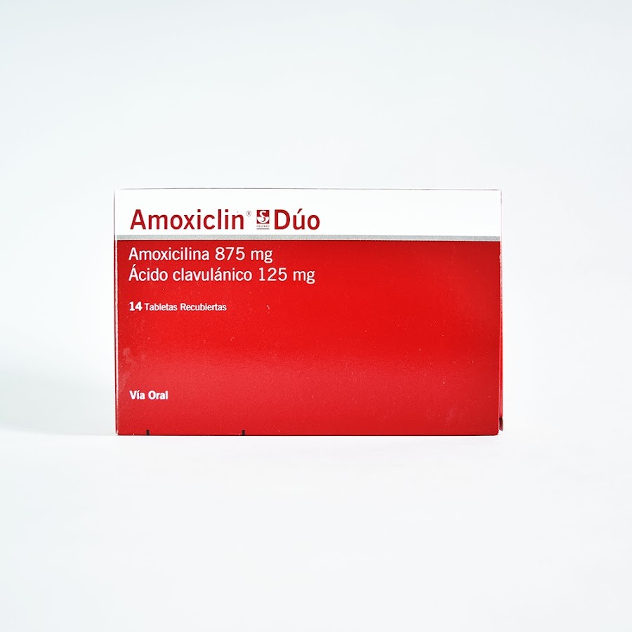 Amoxiclin Duo Siegfried Amoxicilina 875mg Acido Clavulanico 125mg Caja x 14Tab