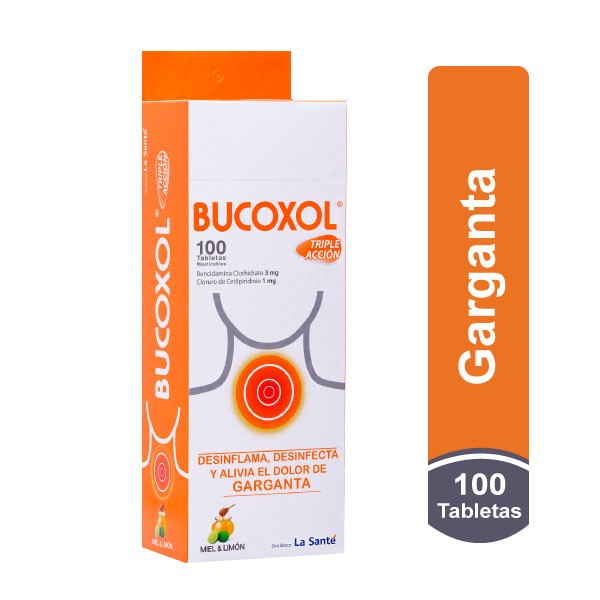 Solo Online Bucoxol Tab Miel Limon Ta 3Mg/1 Mg 2014M Cjax100