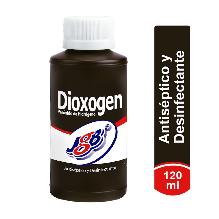 Dioxogen Antiséptico Fco x120Ml. JGB Peróxido De Hidrogeno