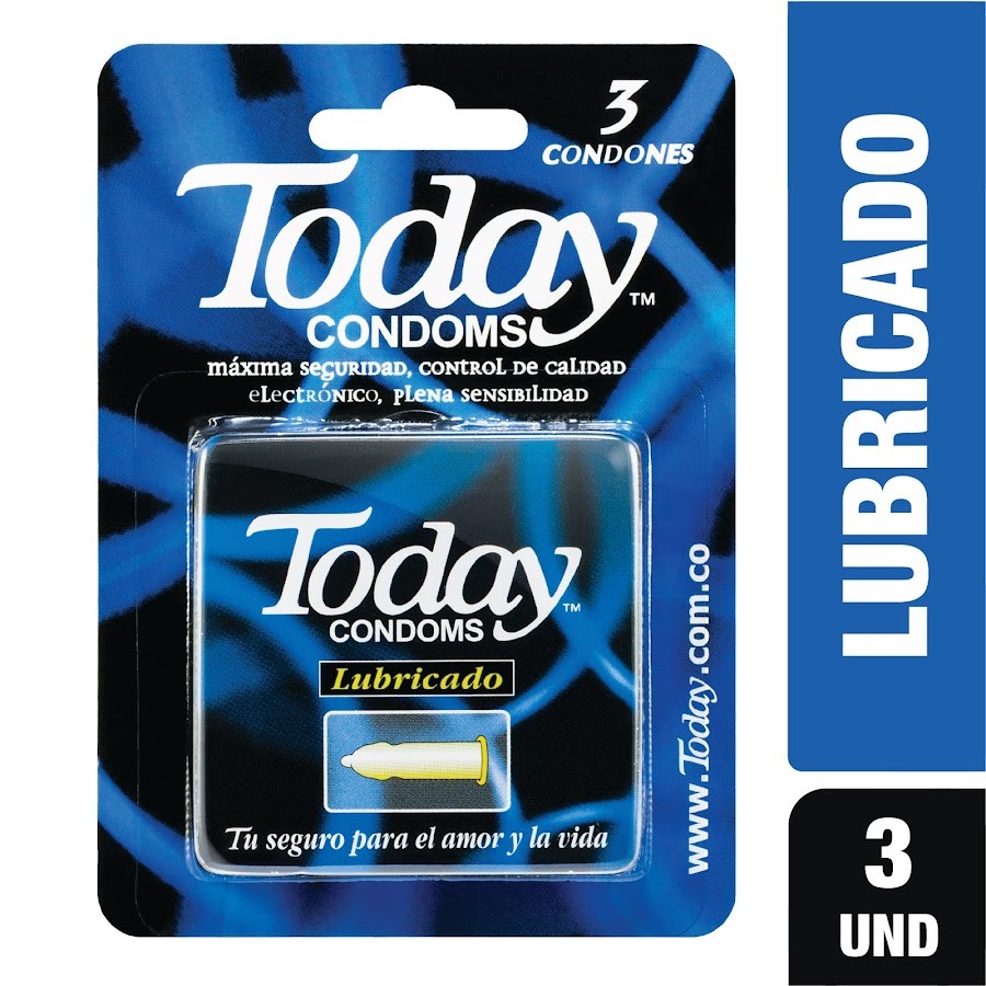 CONDÓN TODAY PRESERVATIVO LUBRICADO X3UND