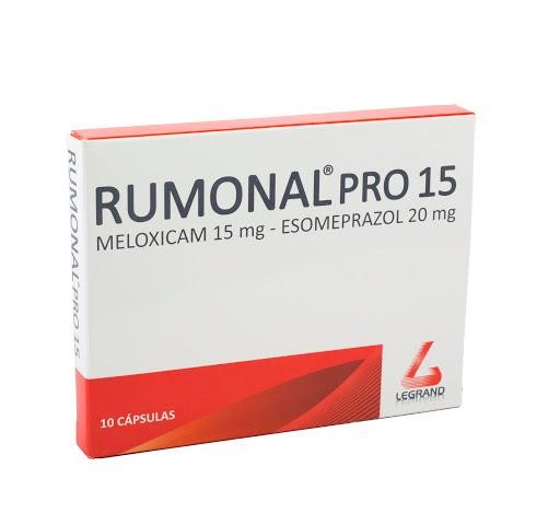 Rumonal Pro 15/20Mg Cápsulas Caj.x10Cap. Legrand Meloxicam Esomeprazol