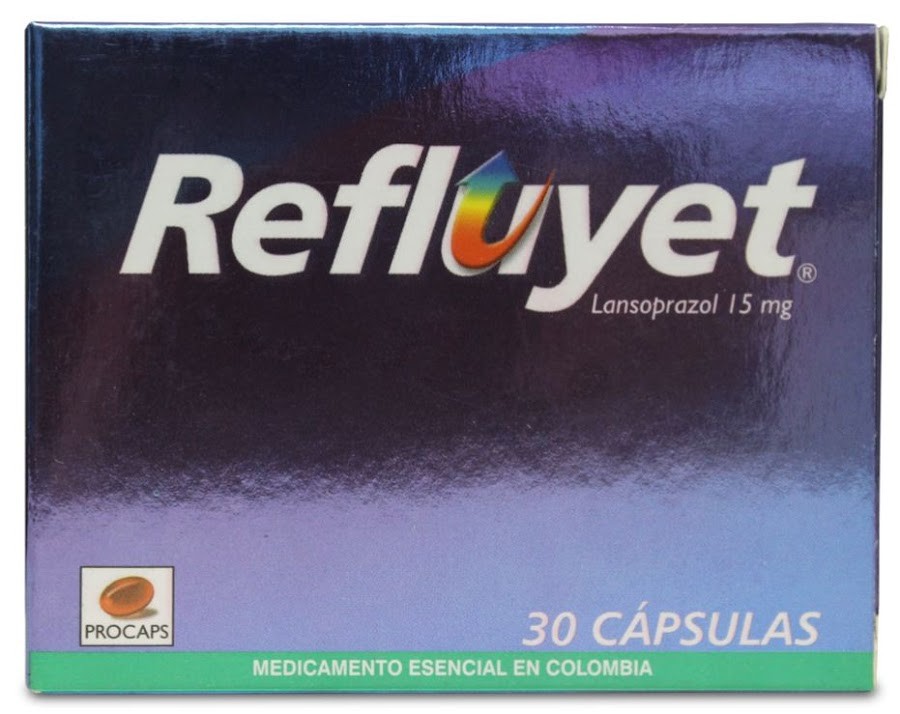 Refluyet Procaps Lansoprazol 15mg Caja x 30 Capsulas