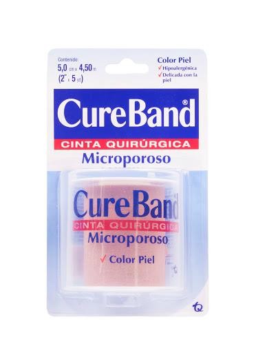 Microporo CURE BAND Color Piel Cinta Quirúrgica x5cm. x4.50m