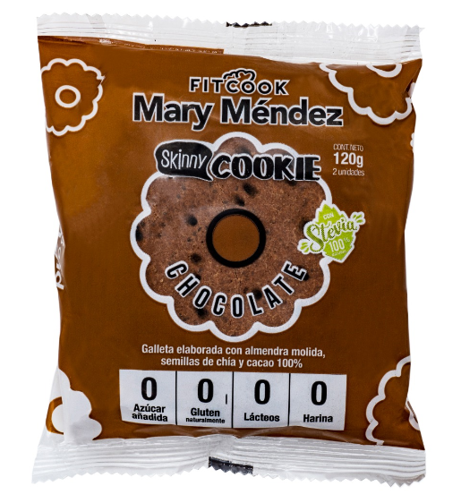 Galletas de Chocolate Fitcook Mary Mendez x 2Und