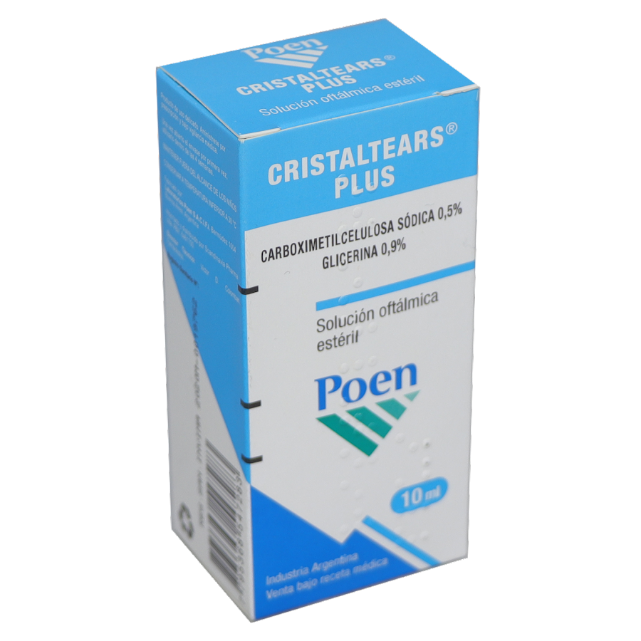 Cristaltears Plus Poem Carboximetilcelulosa Sodica 0.5% Glicerina 0.9% x 10ml