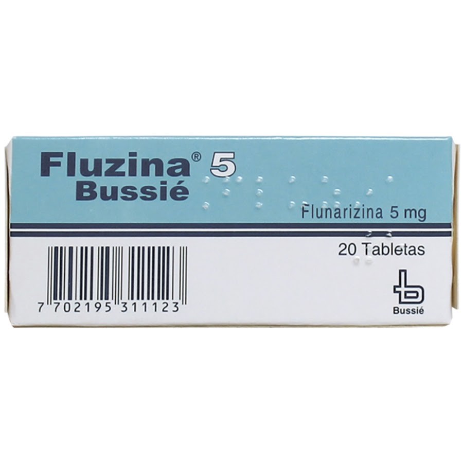 Fluzina 5Mg Tabletas Caja X20Tab. Bussié Flunarizina