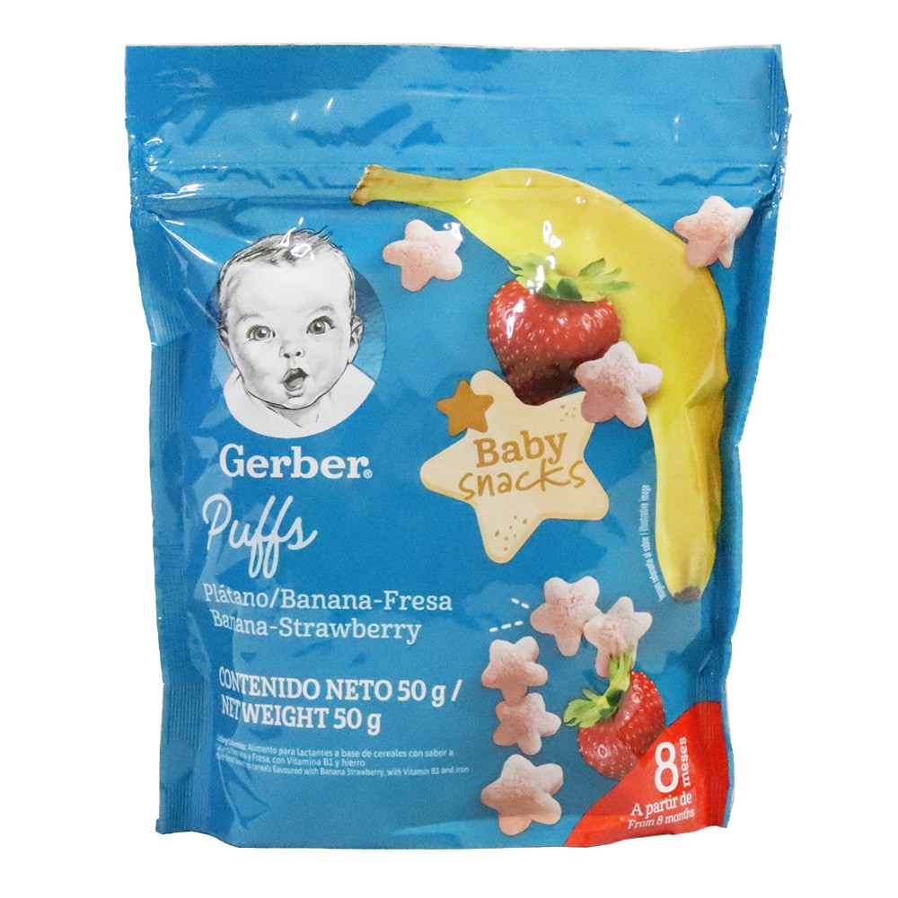 SNACK DE CEREAL GERBER*50GR