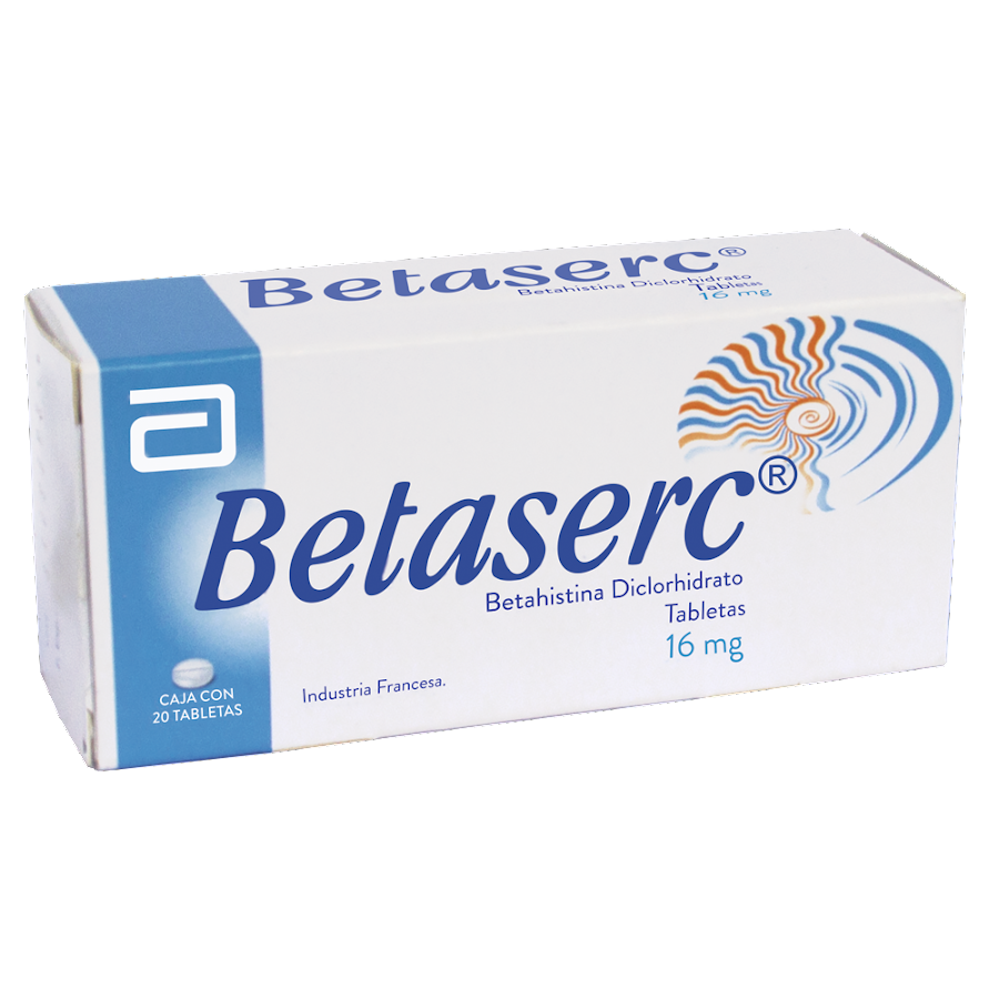 Betaserc 16Mg Tabletas Caja X20Tab. Abbott Betahistina