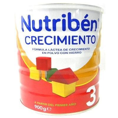 FORMULA CRECIMIENTO NUTRIBÉN LÁCTEA 3 X900G