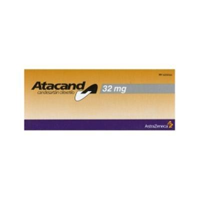 ATACAND 32MG TABLETAS CAJA X30TAB. ASTRAZENECA CANDESARTÁN -S