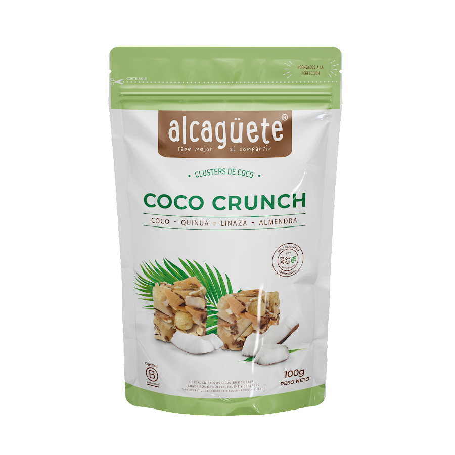 Snacks Coco Crunch Alcaguete x 100Gr