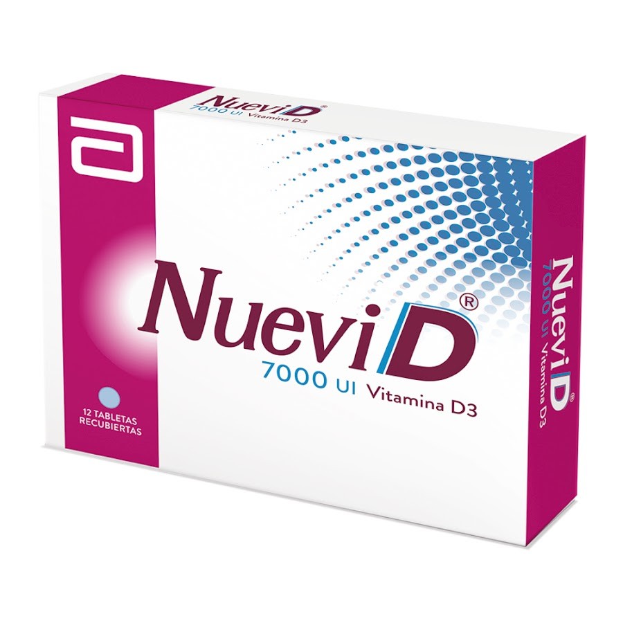 Nuevi D 7000Ui Tabletas Caja X12Tab. Synthesis Vitamina D3 Gynop