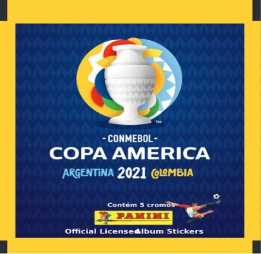 $Sobres Copa America 2021 Panini x 5 Laminas