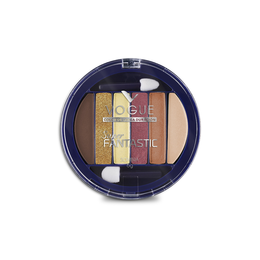 Sombra Vogue Seis Colores Super Fantastic Brazil 12 x 6Gr