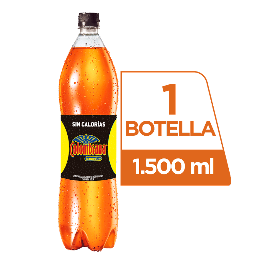 Gaseosa Colombiana Cero x 1.5 Litros