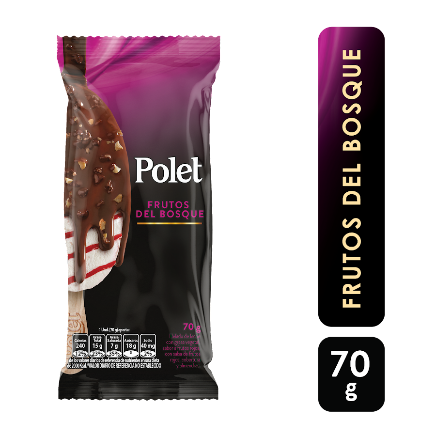Paleta Polet Frutos del Bosque x70Gr