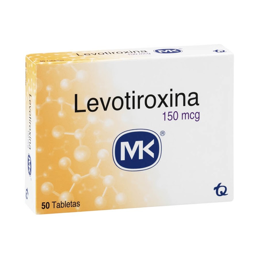Levotiroxina MK 150mcg Tableta Caja x50Tab.