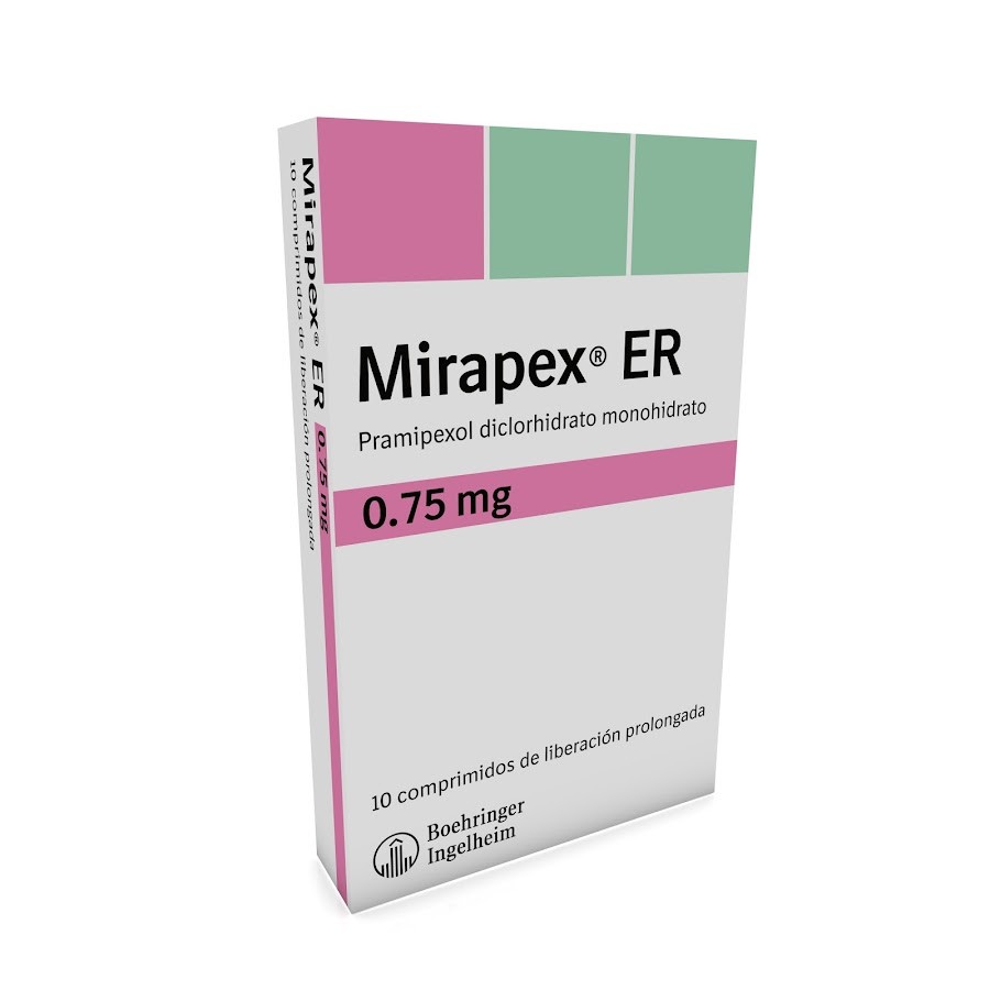 Mirapex Er 0.75Mg Com. Caja X10Com Boehringer Pramipexol Diclorhidrato