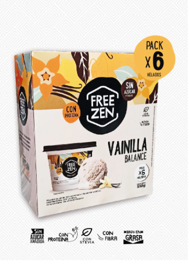 Helado Freezen Surtido Amarilla Pack x6 und x510gr