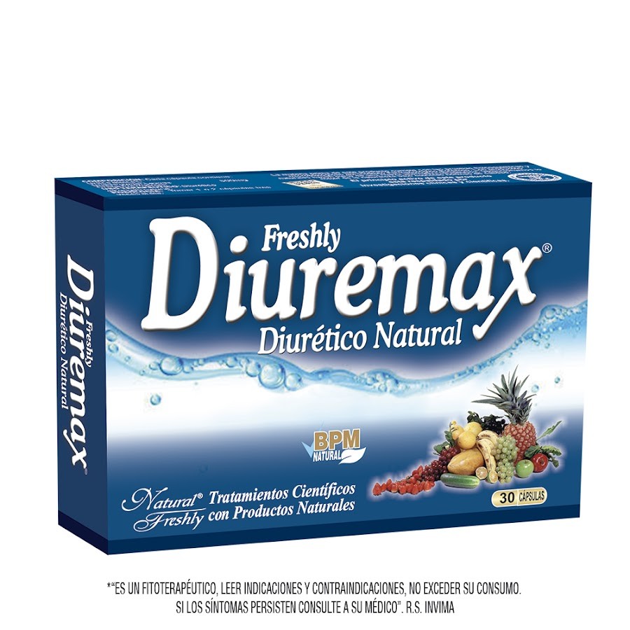 DIUREMAX DIURÉTICO NATURAL CAJA X30CAP. NATURAL FRESHLY