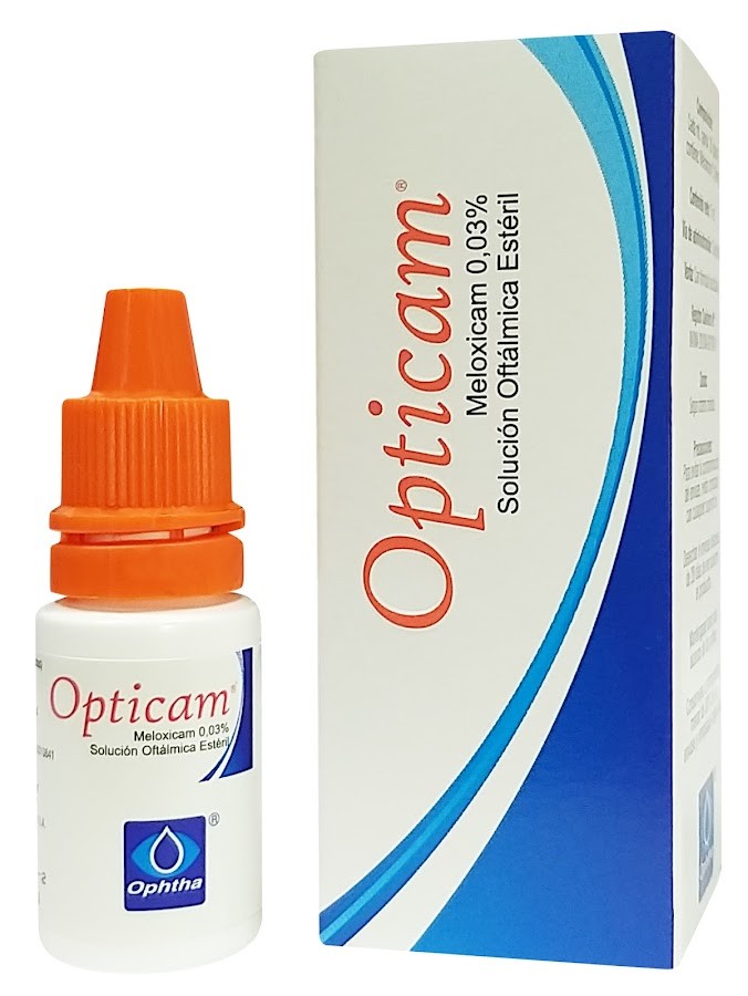 Opticam 0.03% Sol. Oftálmica Frasco x5Ml. Ophtha Meloxicam