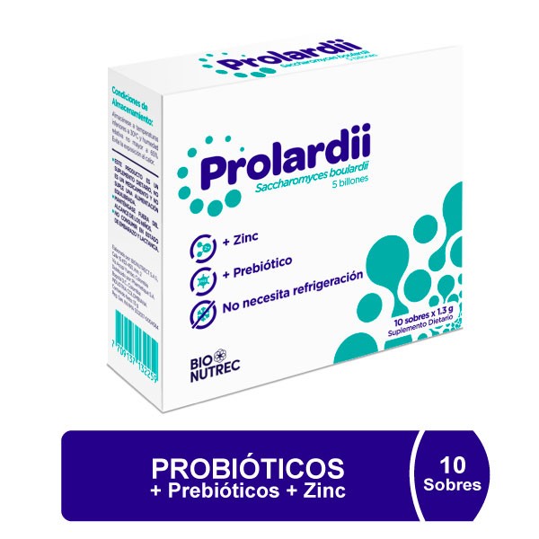 Prolardii x 10 Sobres Pharmetique Saccharomyces
