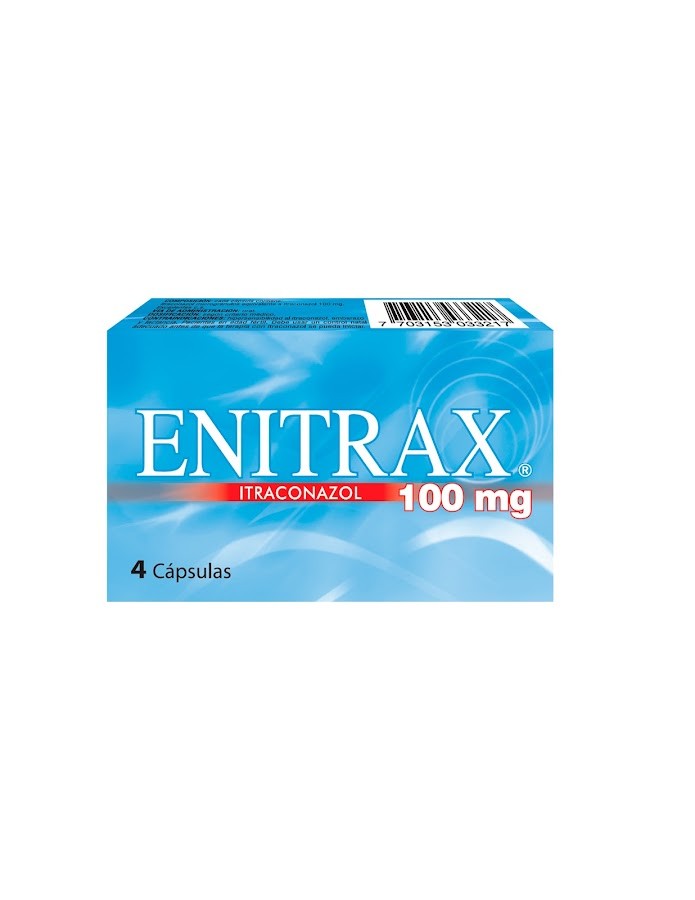 Enitrax 100mg x 4 tabletas Procaps Itraconazol