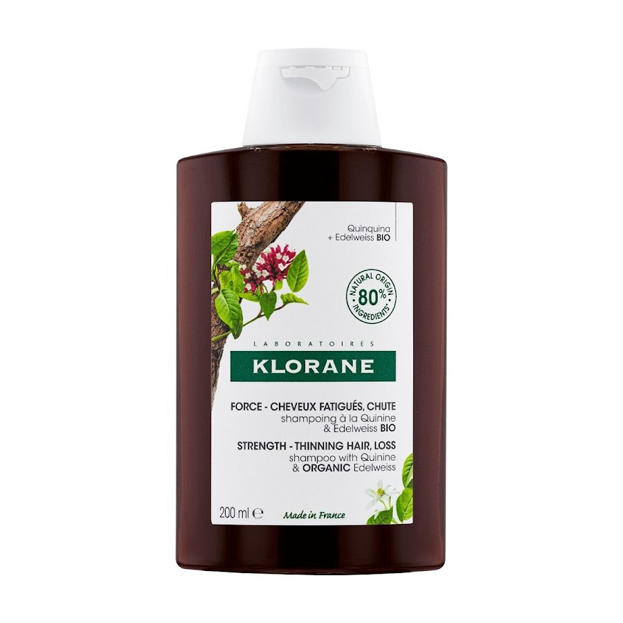 Shampoo KLORANE Quinina Complejo Vitaminico B Caída Cabello x200Ml