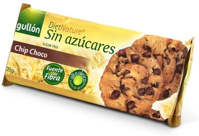 Galletas Gullón Diet Nature Chips Chocolate Paquete X125G.
