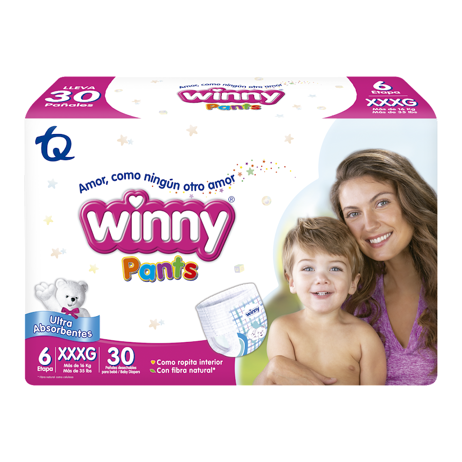 Pañales Winny Pants XXXG Etapa 6 x 30Und