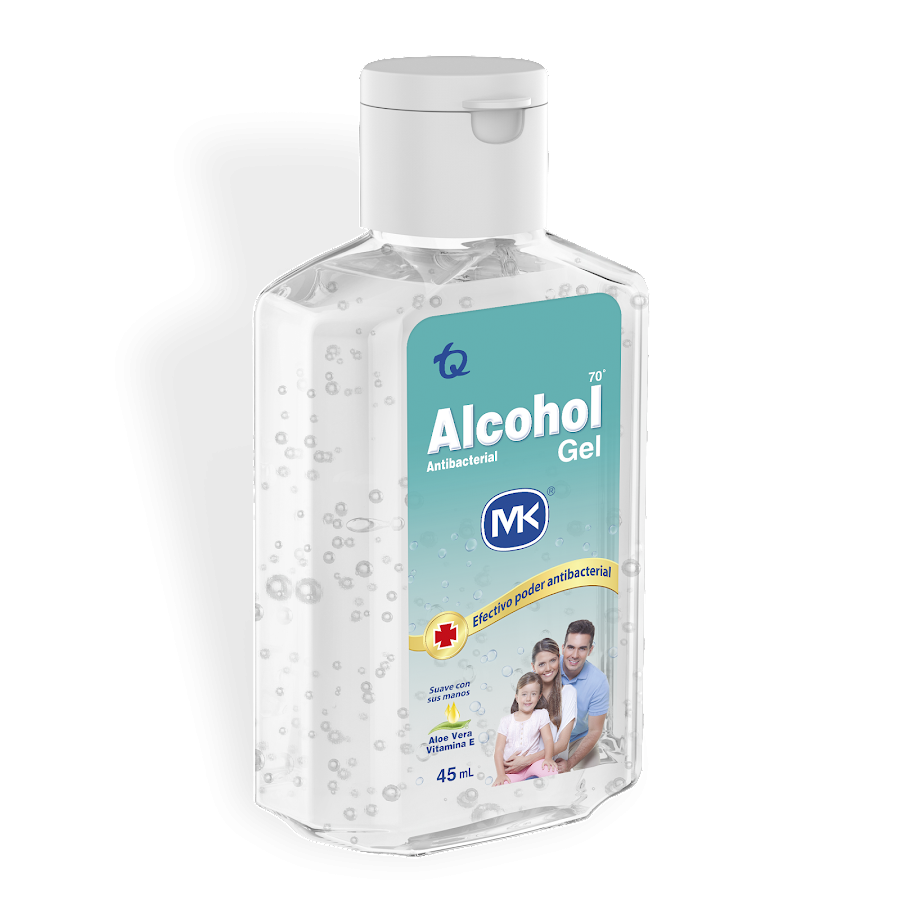 Alcohol Gel Antibacterial Mk x45ml