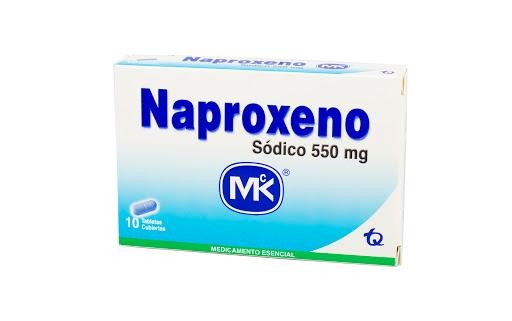 Naproxeno MK 550mg Tableta caja x10Tab.