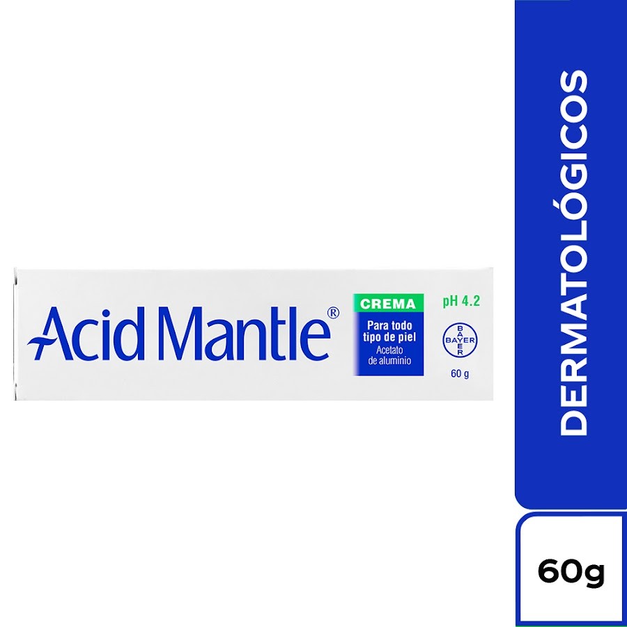 ACID-MANTLE N pH 4.2 Crema Frasco x60g. BAY Acetato de Aluminio