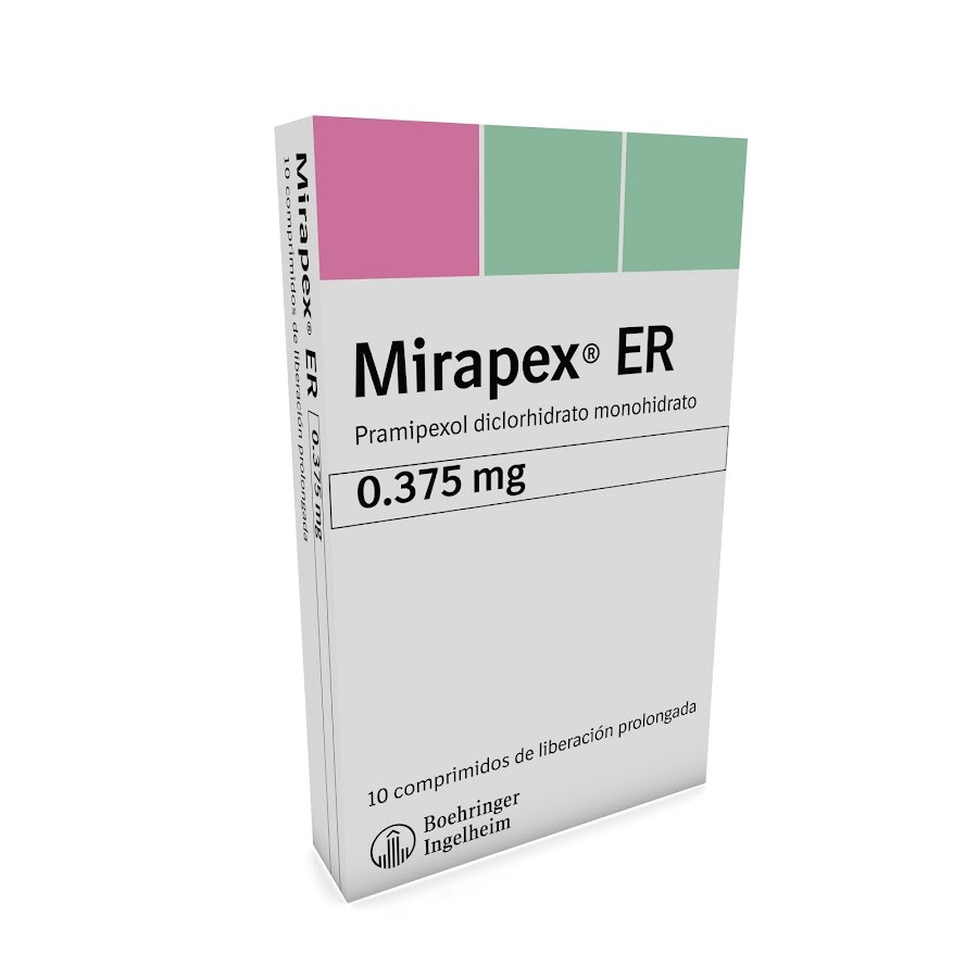 Mirapex Er 0.375Mg Com Caja X10Com Boehringer Pramipexol Diclorhidrato