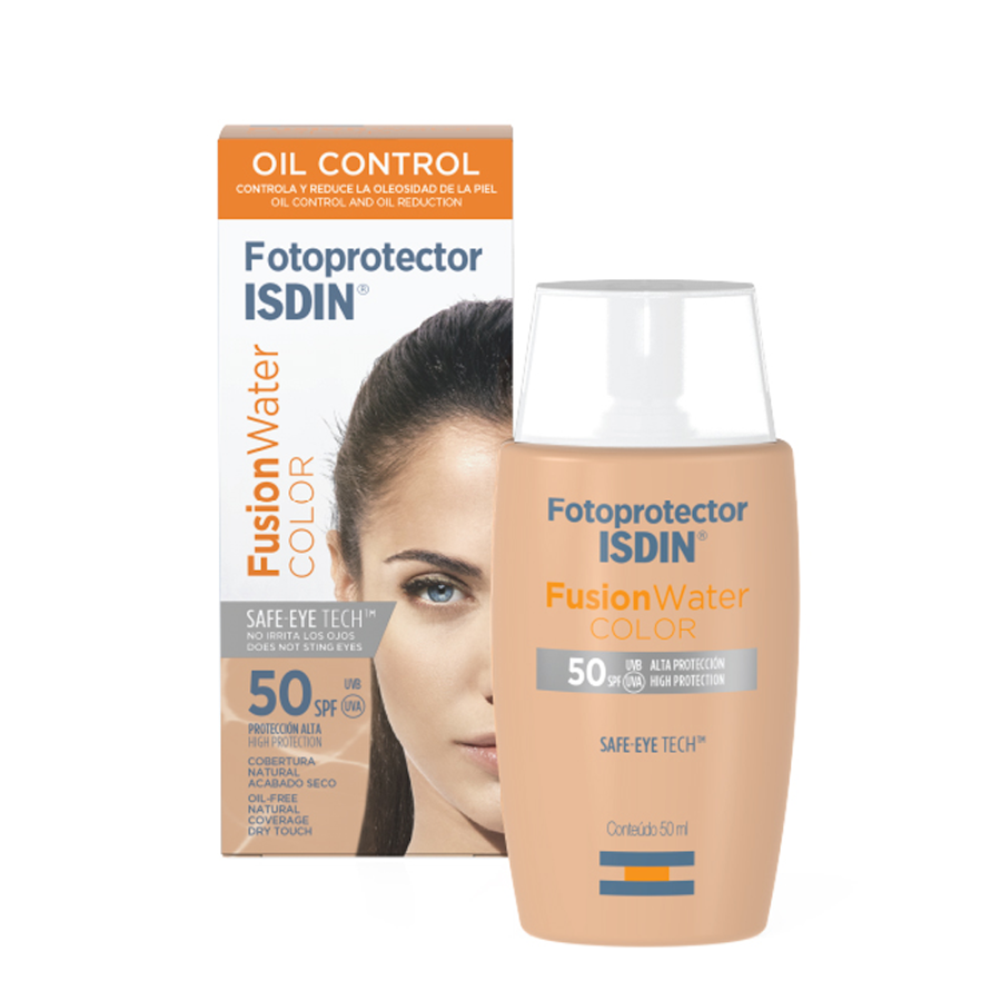 Protector Solar ISDIN Fotop fusion water Color 50 + x 50ml
