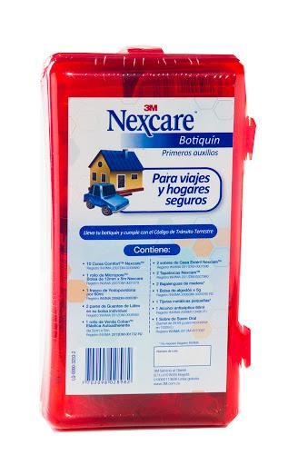 Botiquín 3M Nexcare Rojo Primeros Auxilios Vehículo x1Und.