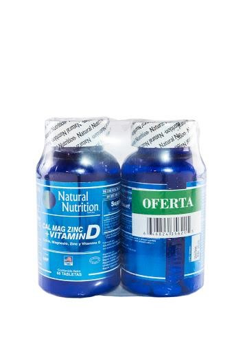Oferta Cal-Mag-Zinc Vd Natural Nutrition Frasco X60Cap X2Und. Pg1 Lev2