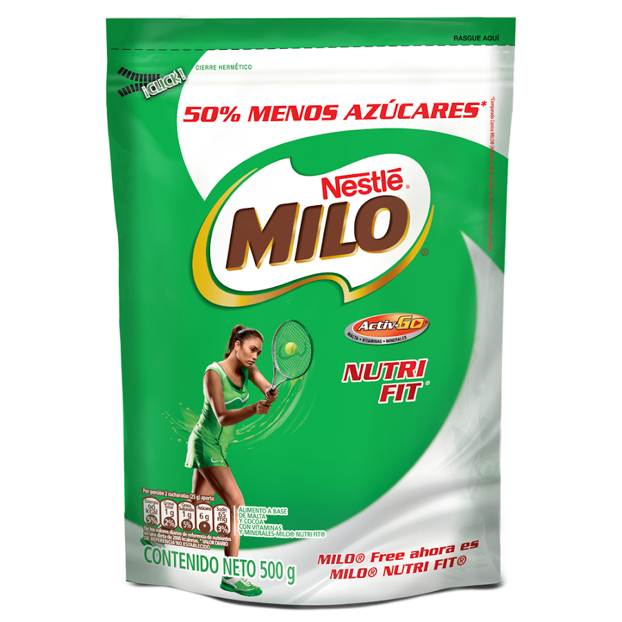 Leche Achocolatada MILO Free Doy Pack polvo x500g