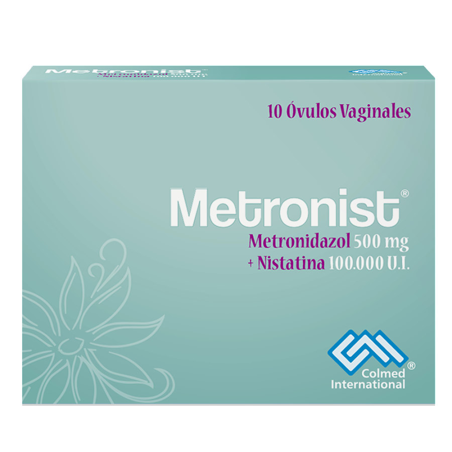 METRONIST 500MG+100.000UI OVULOS VAGIN CSX10 COLMED METRONIDAZOL+NIS