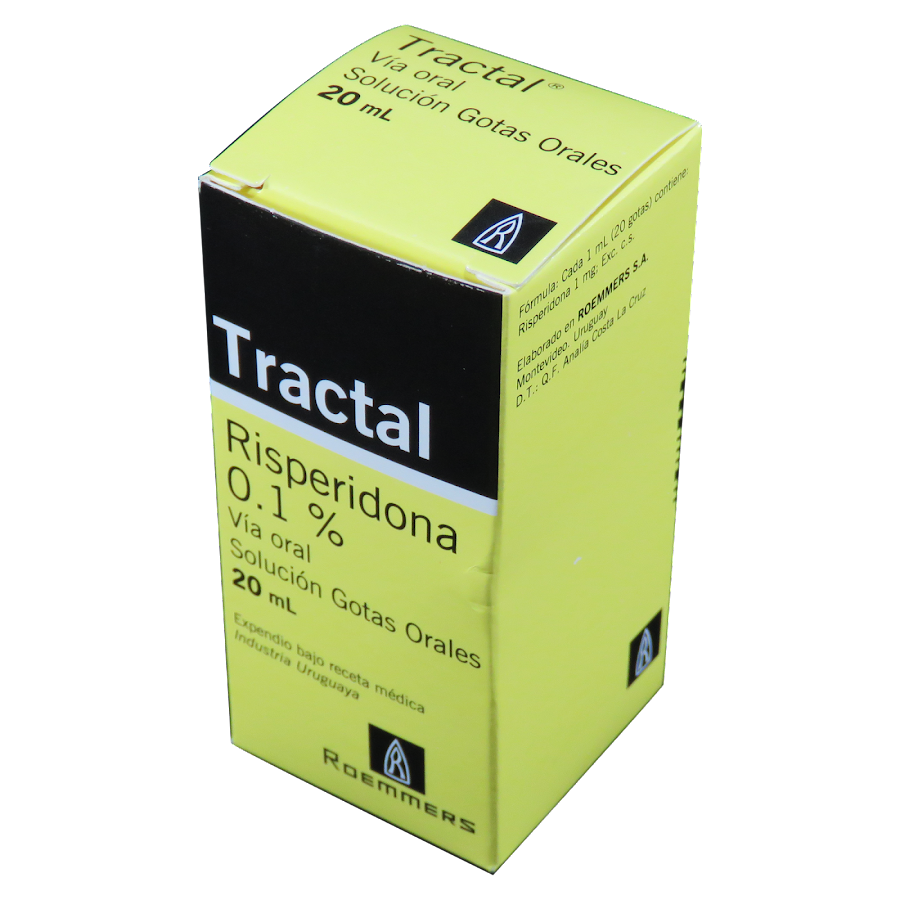 Tractal Roemmers Risperidona 0.1Mg Solución gotas orales Frasco x 20Ml