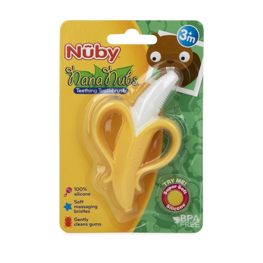 Llamadientes Nuby Banano Masajeador x 1Und